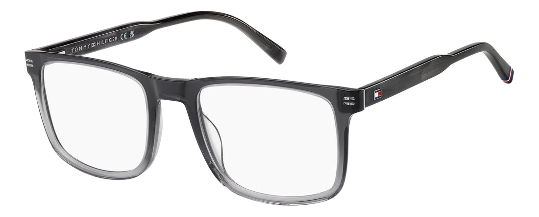 Prescription glasses tommy hilfiger th 2393 2m0 gris rectangular masculino size 53mm - Main view