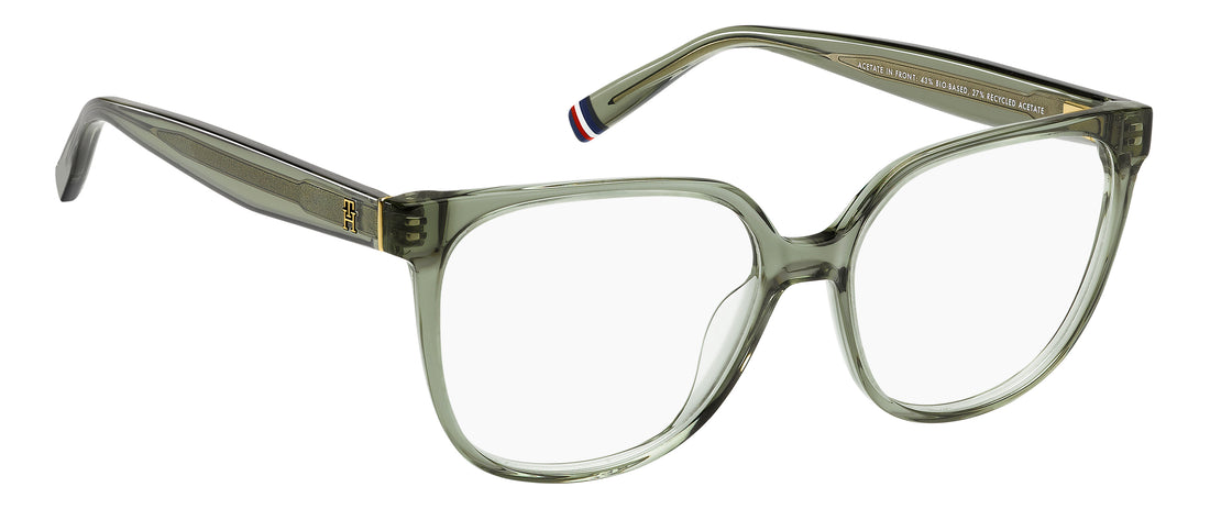 Prescription glasses tommy hilfiger th 2400 1ed verde rectangular femenino size 54mm - Detailed view