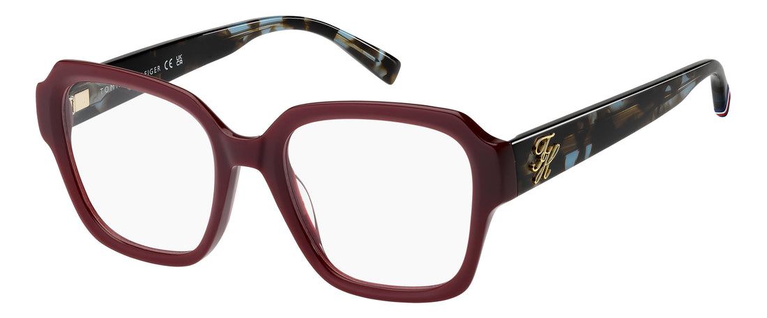 Dioptrijske naočale tommy hilfiger th 2406 1lh burdeos square femenino veličina 51mm - Glavni prikaz