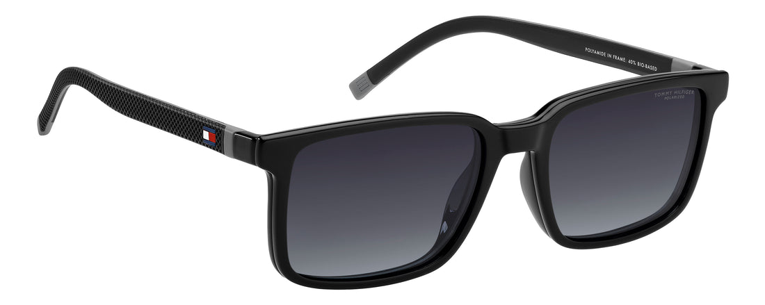 Solglasögon tommy hilfiger th 2377/c 807 wj negro rectangular masculino storlek 54mm - Detaljvy
