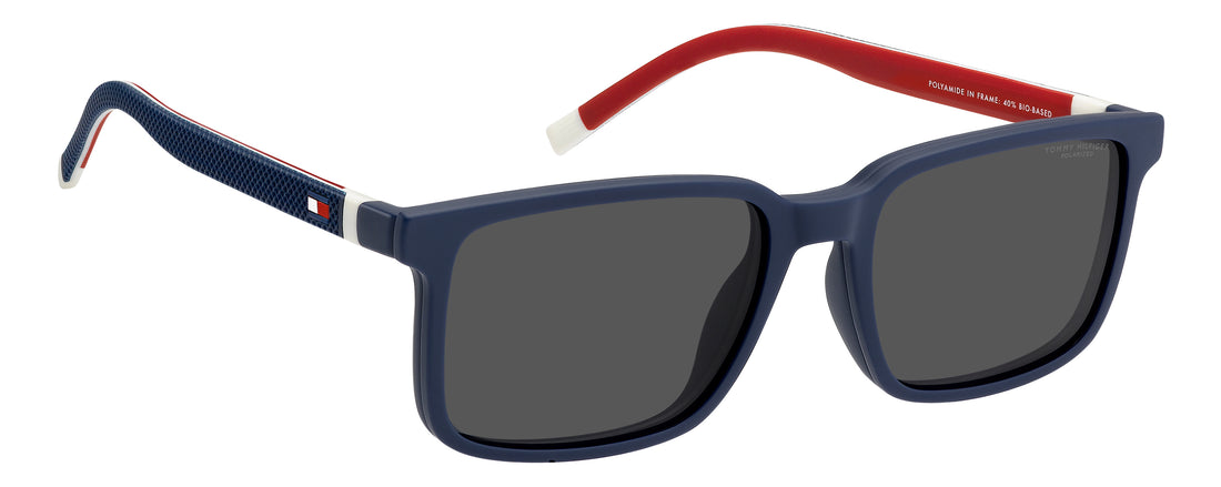 Solglasögon tommy hilfiger th 2377/c pjp m9 azul rectangular masculino storlek 54mm - Detaljvy