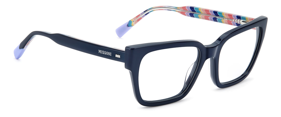 Brillen missoni mis 0310 pjp azul rectangular femenino maat 53mm - Detailaanzicht