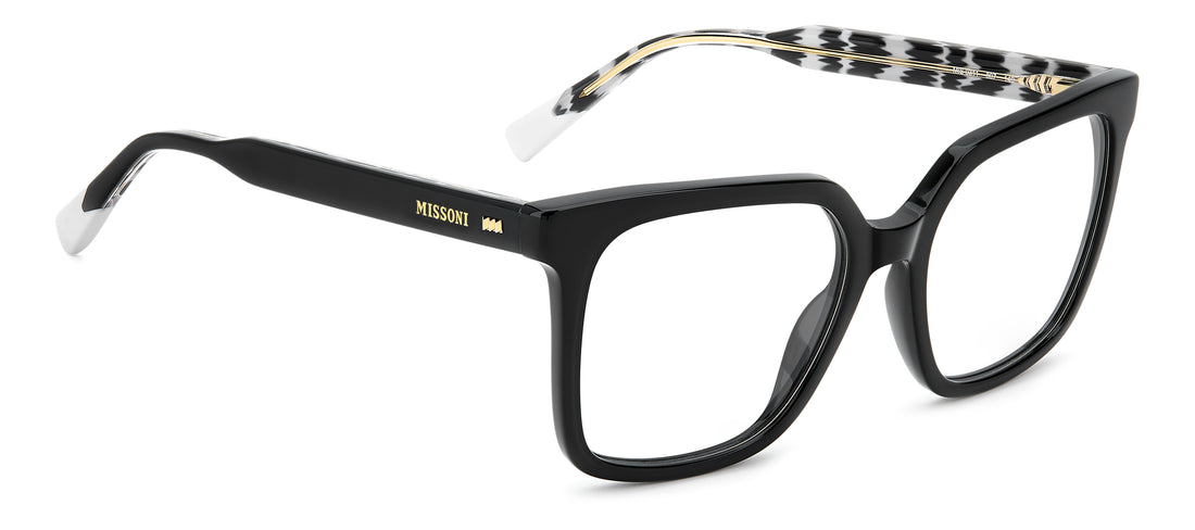 Brillen missoni mis 0311 807 negro rectangular femenino maat 53mm - Detailaanzicht