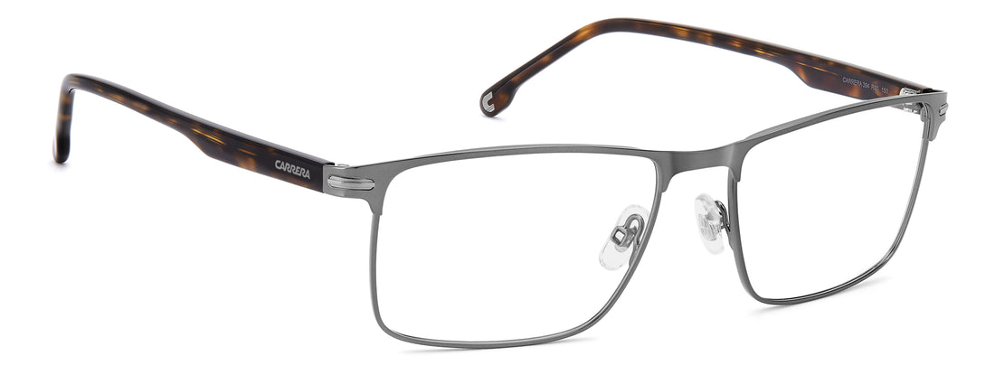 Glasögon carrera 394 r80 plateado rectangular masculino storlek 58mm - Detaljvy