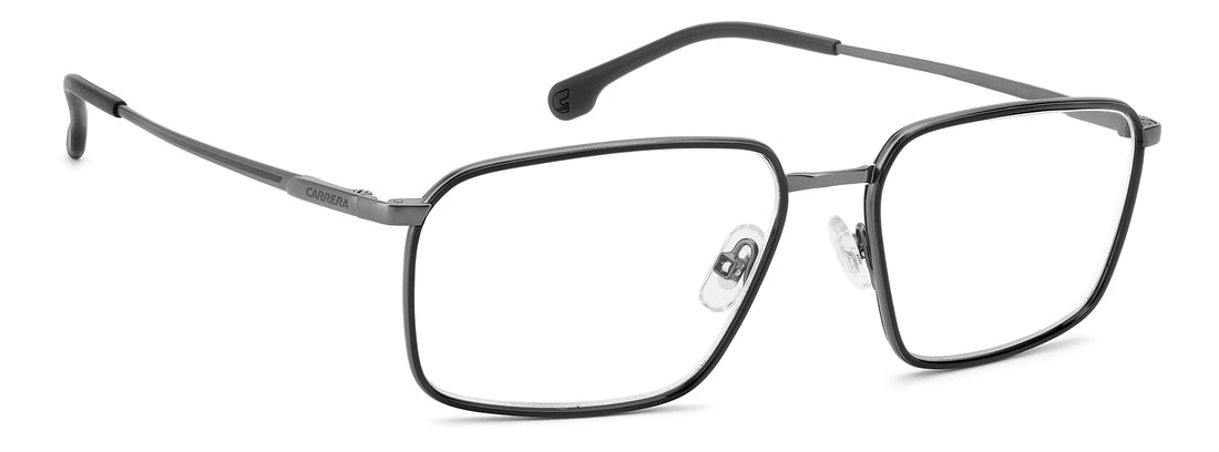 Glasögon carrera 8937 5mo plateado rectangular masculino storlek 57mm - Detaljvy