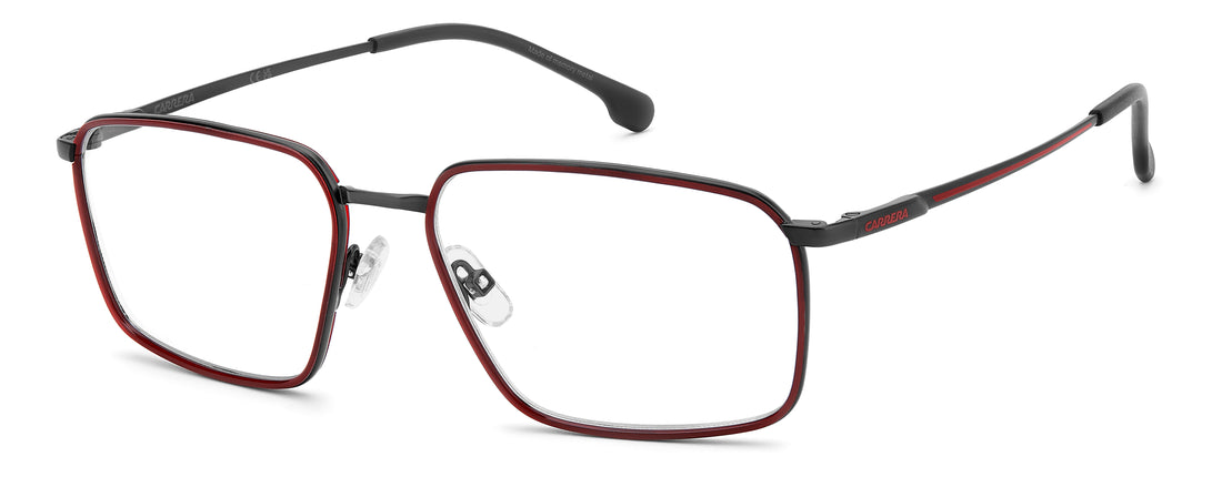 Glasögon carrera 8937 blx negro rectangular masculino storlek 57mm - Huvudvy