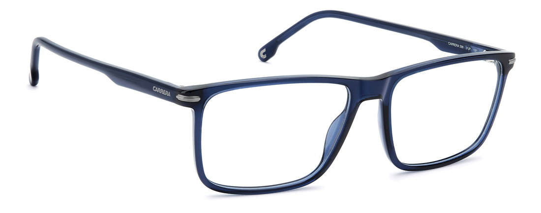 Briller carrera 396 pjp azul rectangular masculino størrelse 57mm - Detaljeret visning