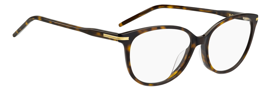 Briller hugo boss boss 2021/g 086 havana rectangular femenino størrelse 55mm - Detaljeret visning