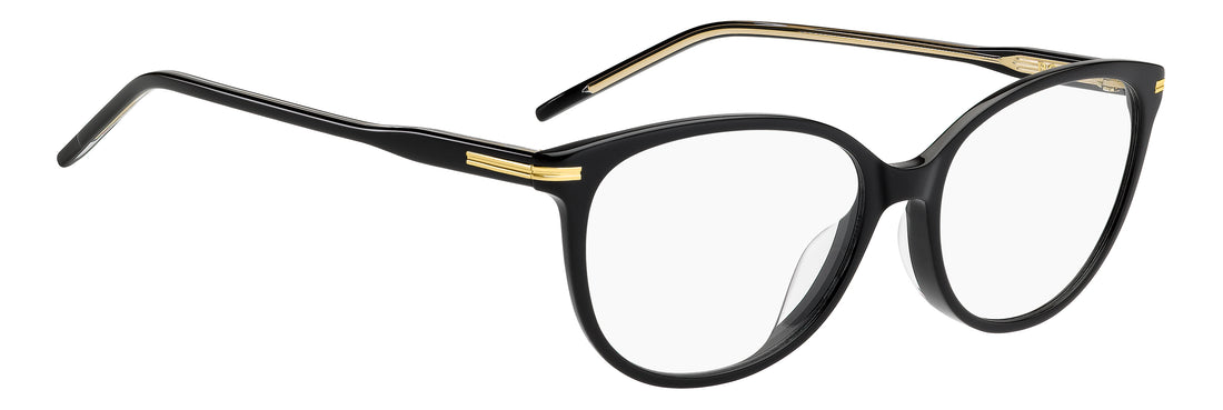 Briller hugo boss boss 2021/g 807 negro rectangular femenino størrelse 55mm - Detaljeret visning
