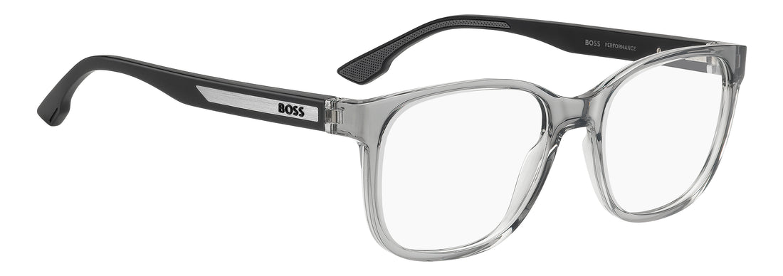 Briller hugo boss boss 1990 kb7 gris rectangular masculino størrelse 55mm - Detaljeret visning