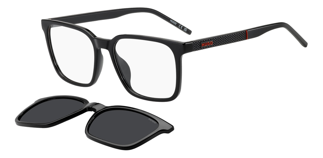 Okulary przeciwsłoneczne hugo hg 1421/g/c 807 m9 negro rectangular masculino rozmiar 55mm - Widok główny