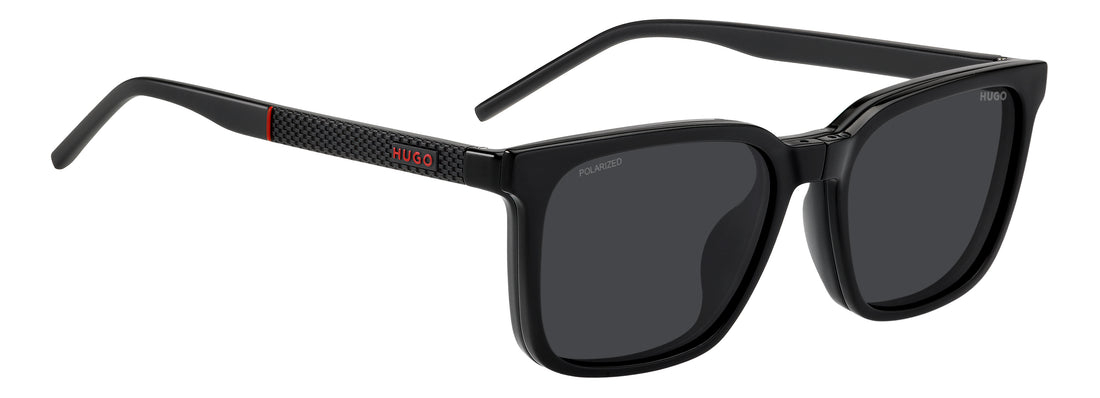 Okulary przeciwsłoneczne hugo hg 1421/g/c 807 m9 negro rectangular masculino rozmiar 55mm - Widok szczegółowy