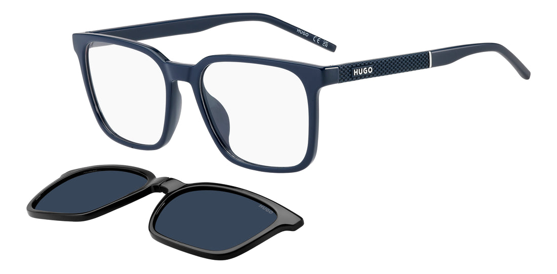 Okulary przeciwsłoneczne hugo hg 1421/g/c pjp c3 azul rectangular masculino rozmiar 55mm - Widok główny