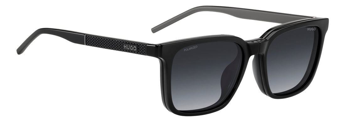 Okulary przeciwsłoneczne hugo hg 1421/g/c qfu wj negro rectangular masculino rozmiar 55mm - Widok szczegółowy