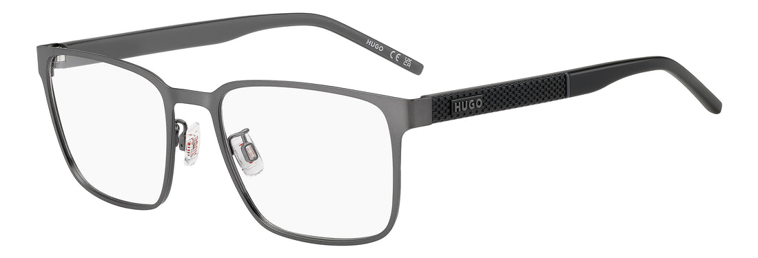 Brillen hugo hg 1420/g r80 plateado rectangular masculino größe 56mm - Hauptansicht