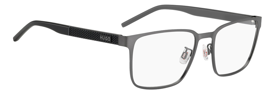 Brillen hugo hg 1420/g r80 plateado rectangular masculino größe 56mm - Detailansicht