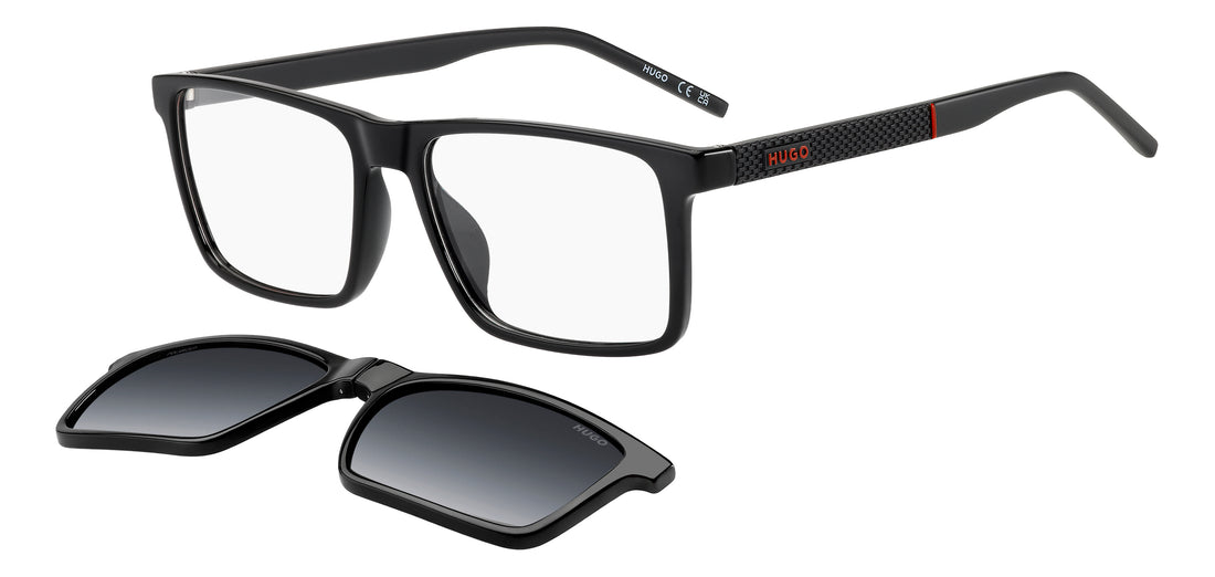Okulary przeciwsłoneczne hugo hg 1422/g/c 807 wj negro rectangular masculino rozmiar 56mm - Widok główny