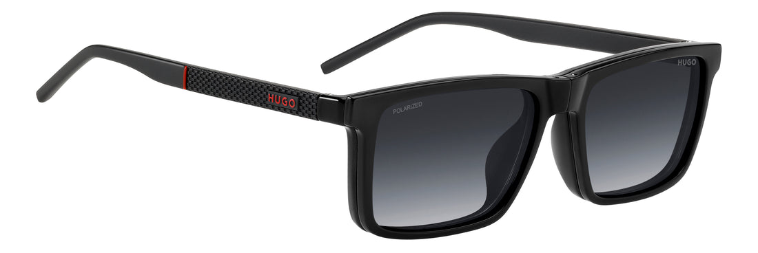 Okulary przeciwsłoneczne hugo hg 1422/g/c 807 wj negro rectangular masculino rozmiar 56mm - Widok szczegółowy