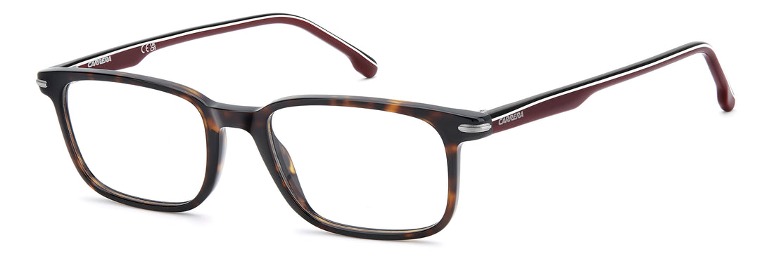 Briller carrera 397 086 havana rectangular masculino størrelse 53mm - Hovedvisning