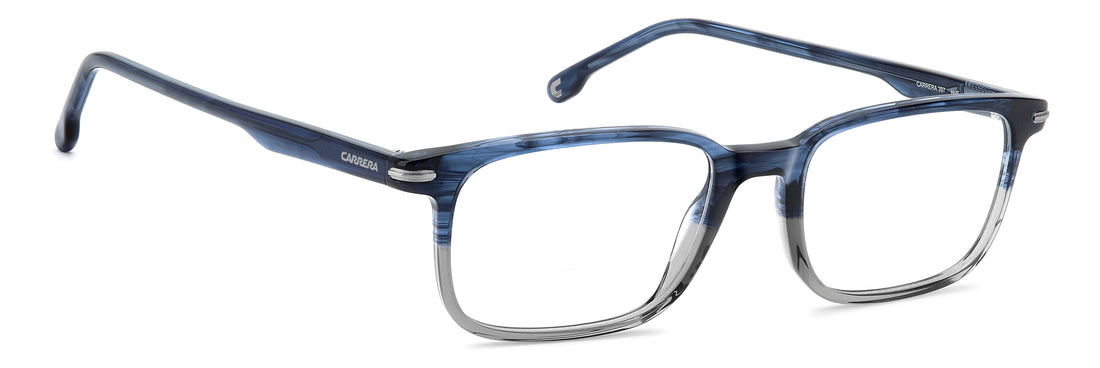 Briller carrera 397 hve azul rectangular masculino størrelse 53mm - Detaljeret visning