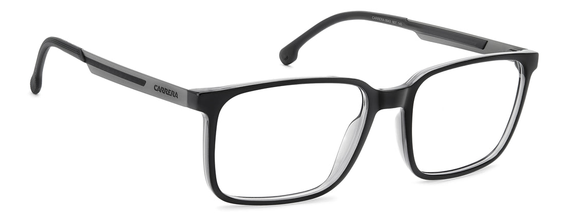 Briller carrera 8943 807 negro rectangular masculino størrelse 56mm - Detaljeret visning