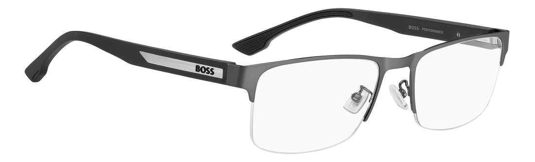 Briller hugo boss boss 1991/g r80 plateado rectangular masculino størrelse 56mm - Detaljeret visning