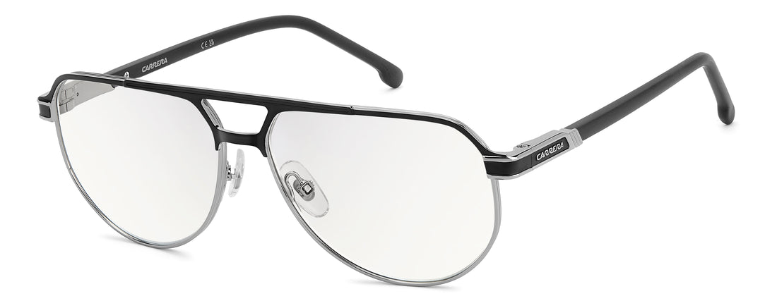 Glasögon carrera 1147 85k 13 plateado pilot masculino storlek 58mm - Huvudvy