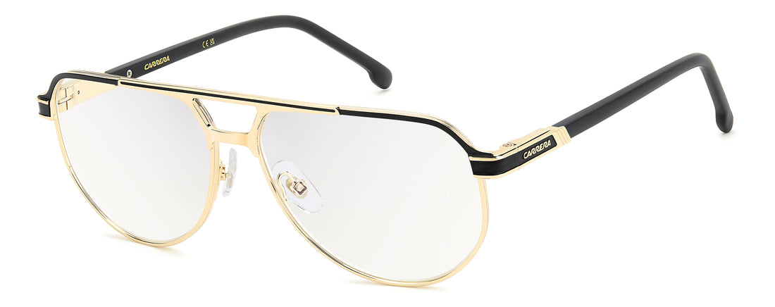 Glasögon carrera 1147 rhl 13 dorado pilot masculino storlek 58mm - Huvudvy