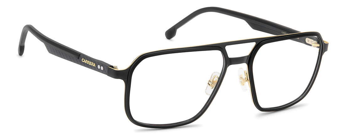 Glasögon carrera 8936 2m2 negro rectangular masculino storlek 57mm - Detaljvy