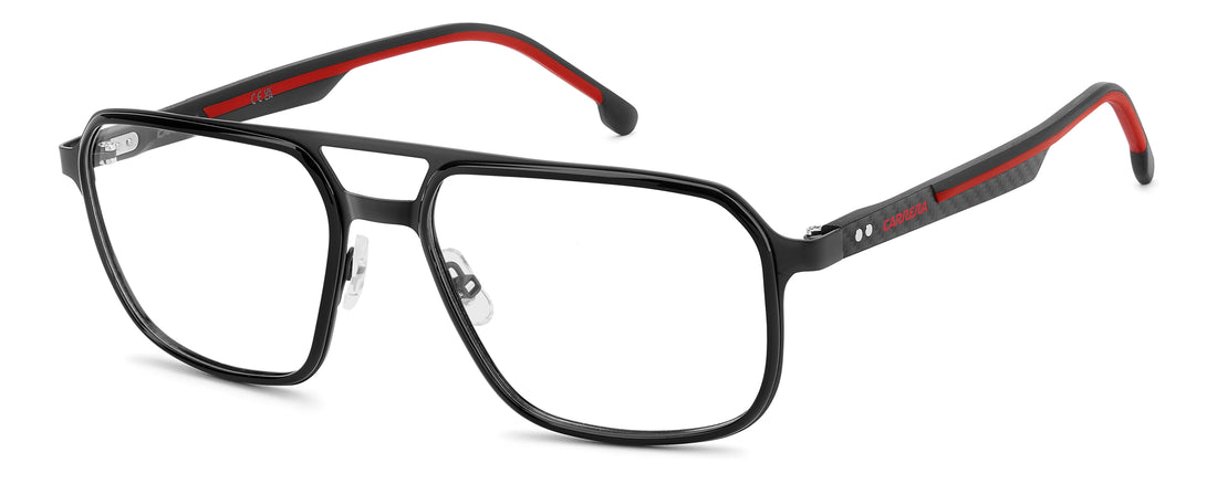 Glasögon carrera 8936 oit negro rectangular masculino storlek 57mm - Huvudvy
