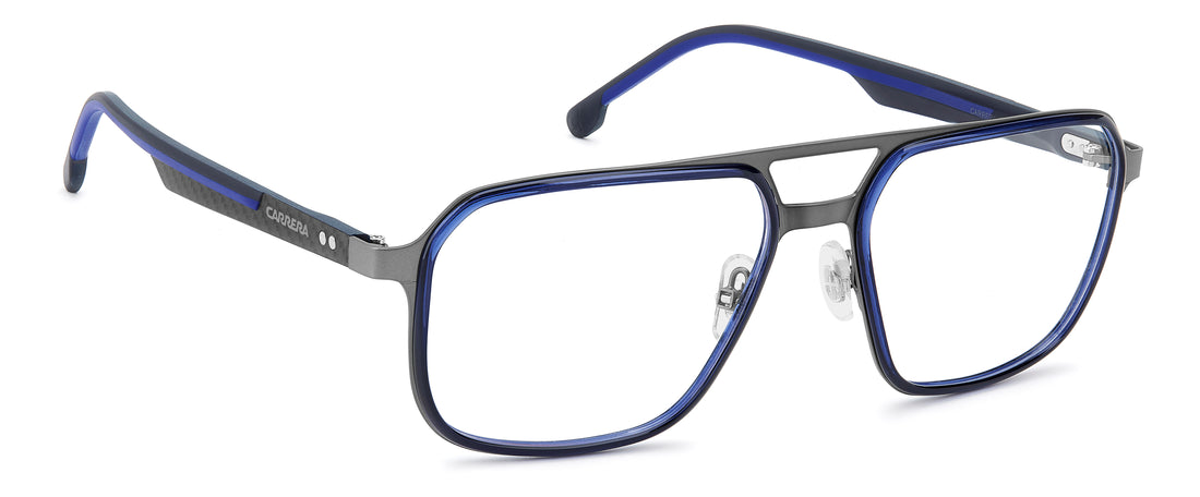 Glasögon carrera 8936 v6d plateado rectangular masculino storlek 57mm - Detaljvy