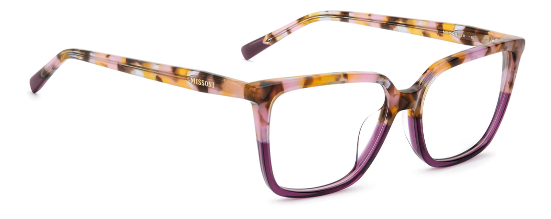 Brillen missoni mis 0302/g y3f amarillo rectangular femenino maat 55mm - Detailaanzicht