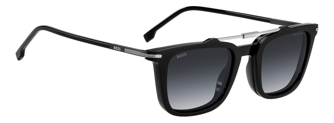 Okulary przeciwsłoneczne hugo boss boss 2008/c 807 wj negro rectangular masculino rozmiar 52mm - Widok szczegółowy