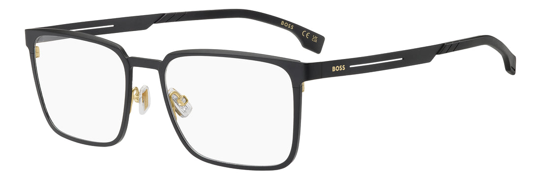 Glasögon hugo boss boss 2001 i46 negro rectangular masculino storlek 57mm - Huvudvy