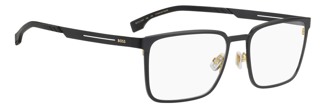 Glasögon hugo boss boss 2001 i46 negro rectangular masculino storlek 57mm - Detaljvy