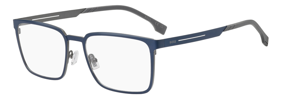 Glasögon hugo boss boss 2001 ku0 azul rectangular masculino storlek 57mm - Huvudvy