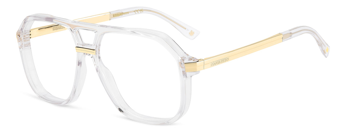 Gafas graduadas dsquared2 d2 0218 900 transparente square masculino talla 58mm - Vista principal