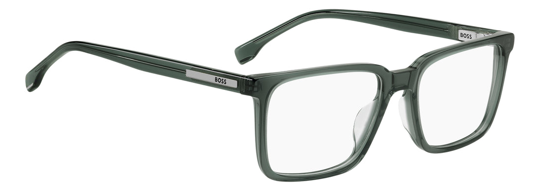 Glasögon hugo boss boss 1987/g 1ed verde rectangular masculino storlek 54mm - Detaljvy