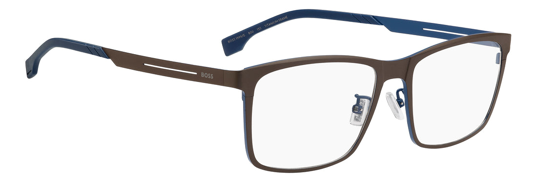 Glasögon hugo boss boss 1999/g 800 marron rectangular masculino storlek 57mm - Detaljvy
