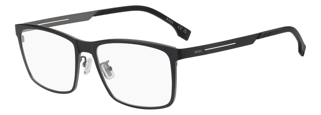 Glasögon hugo boss boss 1999/g ti7 negro rectangular masculino storlek 57mm - Huvudvy