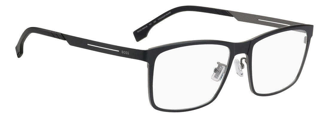 Glasögon hugo boss boss 1999/g ti7 negro rectangular masculino storlek 57mm - Detaljvy