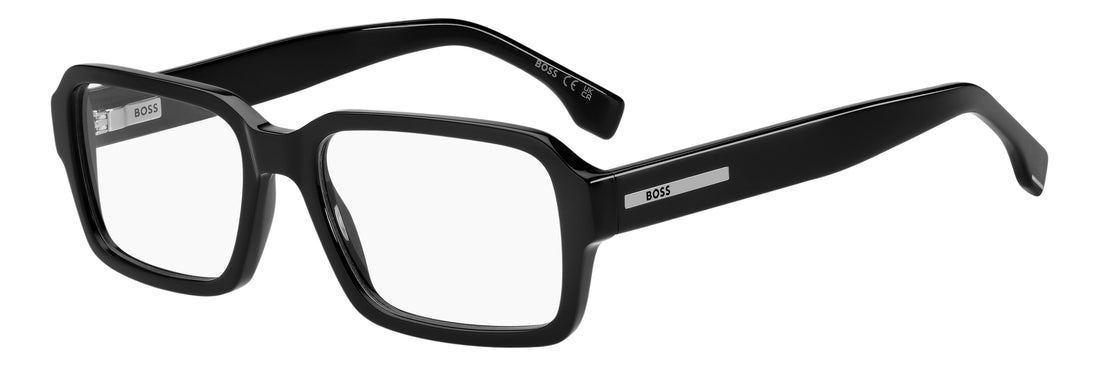 Glasögon hugo boss boss 1986 807 negro rectangular masculino storlek 55mm - Huvudvy