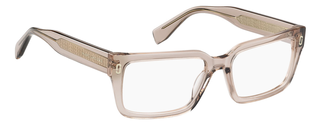 Brillen marc jacobs mj 1150 10a beige rectangular femenino maat 53mm - Detailaanzicht