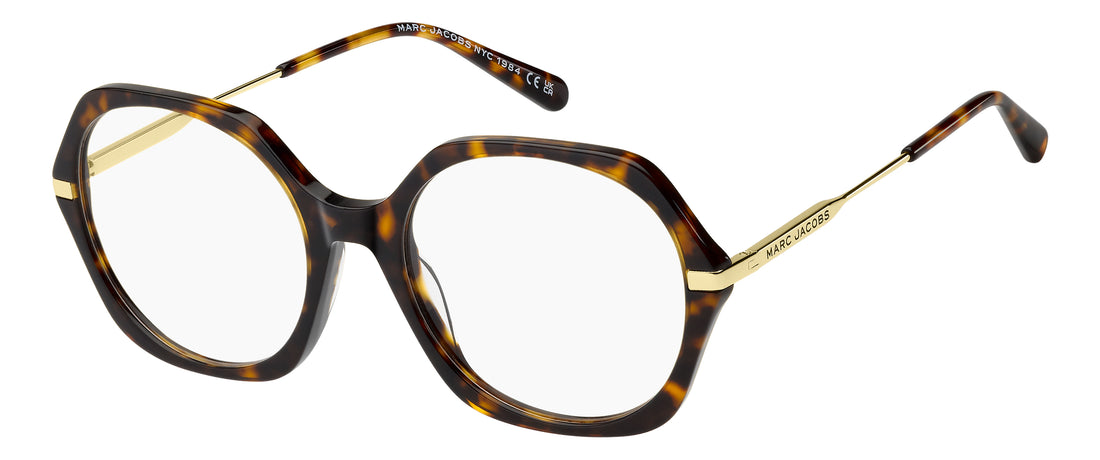 Brillen marc jacobs marc 942 086 havana square femenino maat 54mm - Hoofdaanzicht