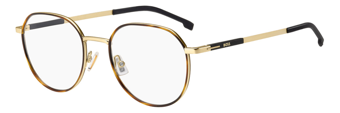 Briller hugo boss boss 1992 aoz dorado round masculino størrelse 51mm - Hovedvisning