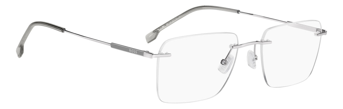 Briller hugo boss boss 1998 010 plateado rectangular masculino størrelse 57mm - Detaljeret visning