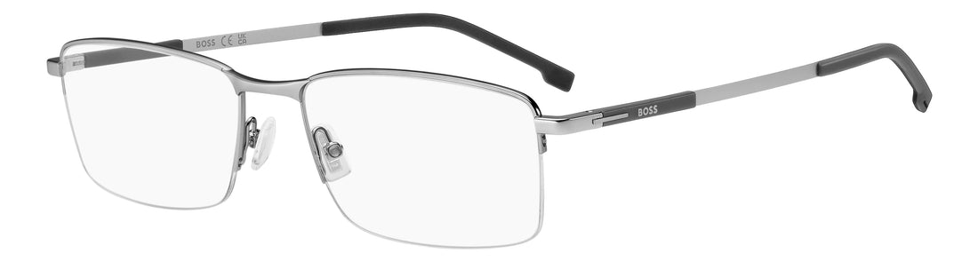 Briller hugo boss boss 1993 r81 plateado rectangular masculino størrelse 58mm - Hovedvisning