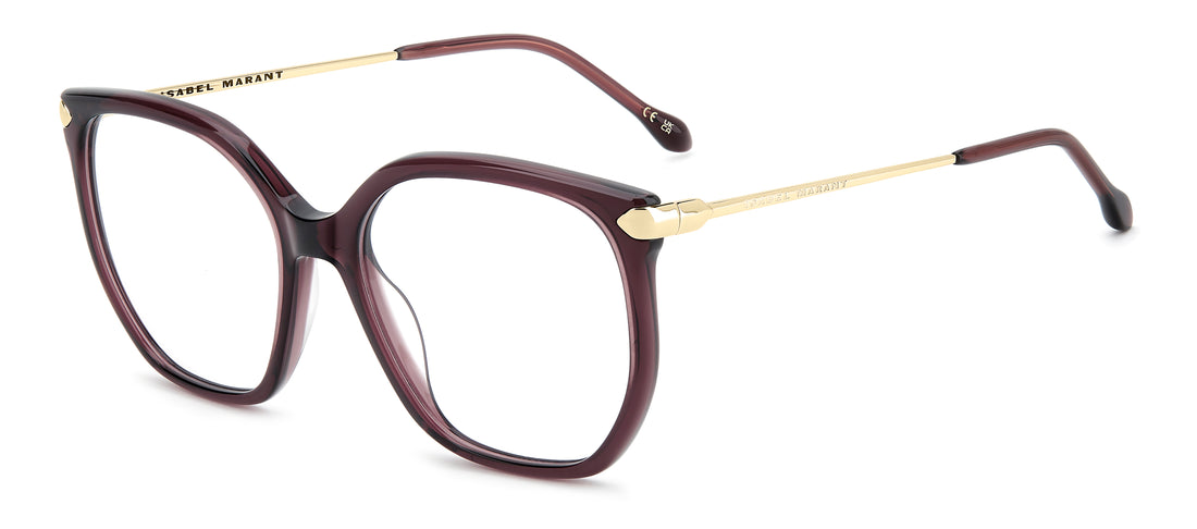 Óculos graduados isabel marant im 0280 t1w morado square femenino tamanho 54mm - Vista principal