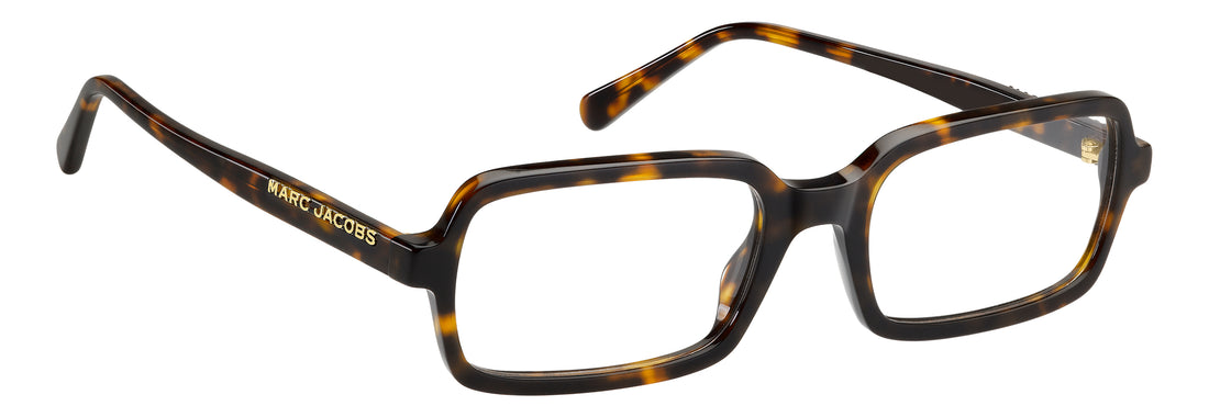 Brillen marc jacobs marc 935 086 havana rectangular femenino maat 54mm - Detailaanzicht