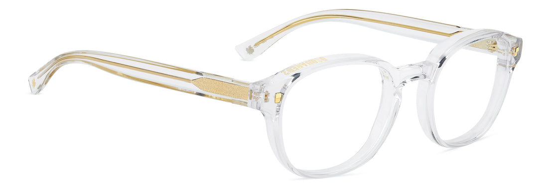 Gafas graduadas dsquared2 d2 0223 900 transparente rectangular masculino talla 51mm - Vista de detalle